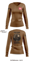 279 EN DET 26672583 Women's Long Sleeve V-neck Shirt - 21