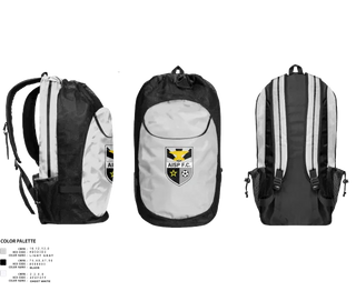 Gear Bag, AISP F.C., Men's Soccer, Teamtime, Team time, sublimation, custom sports apparel, team uniforms, spirit wear, spiritwear, sports uniforms, custom shirts, team store, custom team store, fundraiser sports, apparel fundraiser