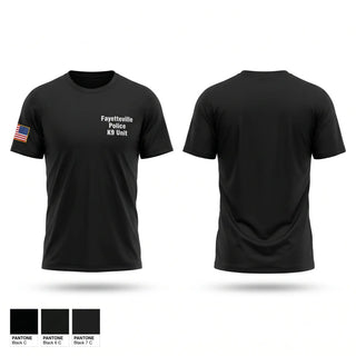 Short Sleeve Performance Shirt, Fayetteville Police K-9 Unit, Police, Teamtime, Team time, sublimation, custom sports apparel, team uniforms, spirit wear, spiritwear, sports uniforms, custom shirts, team store, custom team store, fundraiser sports, apparel fundraiser