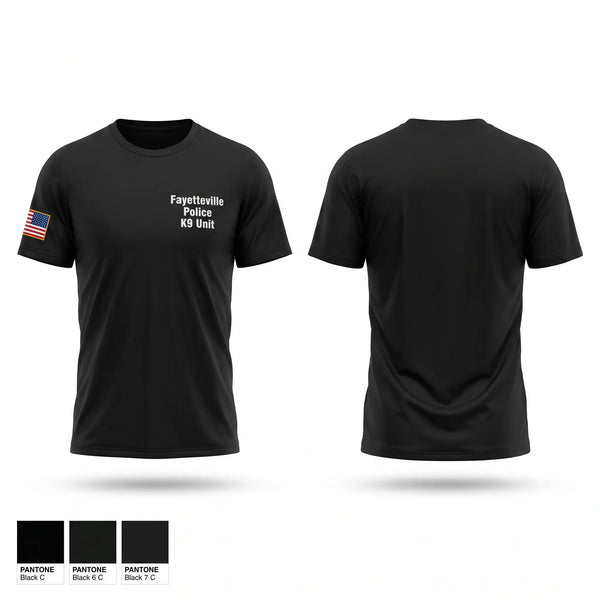 Short Sleeve Performance Shirt, Fayetteville Police K-9 Unit, Police, Teamtime, Team time, sublimation, custom sports apparel, team uniforms, spirit wear, spiritwear, sports uniforms, custom shirts, team store, custom team store, fundraiser sports, apparel fundraiser