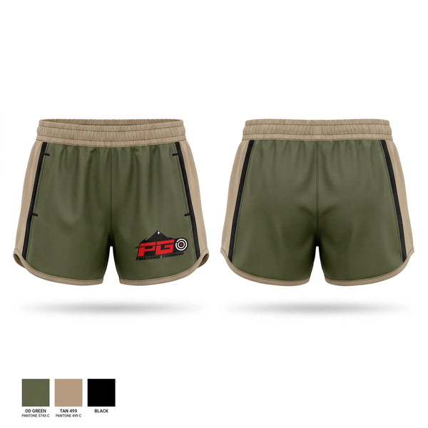 Womens Shorts, PG FIREARMS TRAINING L.L.C., , Teamtime, Team time, sublimation, custom sports apparel, team uniforms, spirit wear, spiritwear, sports uniforms, custom shirts, team store, custom team store, fundraiser sports, apparel fundraiser