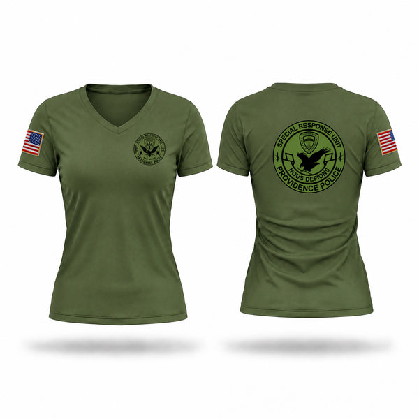 Womens Short Sleeve Vneck Shirt, Providence SRU, Police, Teamtime, Team time, sublimation, custom sports apparel, team uniforms, spirit wear, spiritwear, sports uniforms, custom shirts, team store, custom team store, fundraiser sports, apparel fundraiser
