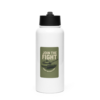 Army Recruiting 10395648 Stainless Steel Water Bottle with a Straw Lid