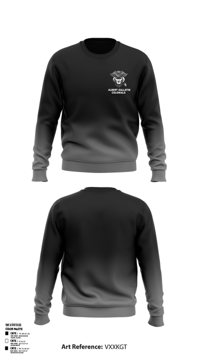 Albert Gallatin Colonials Crew Neck Sweatshirt - 5