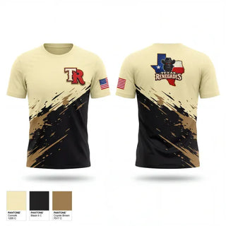 Short Sleeve Performance Shirt, Texas Renegades, Baseball, Teamtime, Team time, sublimation, custom sports apparel, team uniforms, spirit wear, spiritwear, sports uniforms, custom shirts, team store, custom team store, fundraiser sports, apparel fundraiser