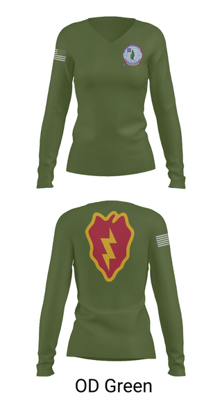 Womens Long Sleeve Vneck Shirt, 2-35 Infantry Batallion, , Teamtime, Team time, sublimation, custom sports apparel, team uniforms, spirit wear, spiritwear, sports uniforms, custom shirts, team store, custom team store, fundraiser sports, apparel fundraiser