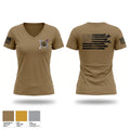 E CO 3-82 GSAB Women's Short Sleeve V-neck Shirt - 1