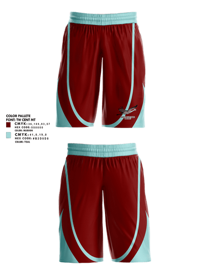 Gladys Jung Lady Cranes Baketball 32764532 Womens Basketball Shorts - 1