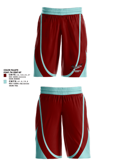 Womens Basketball Shorts, Gladys Jung Lady Cranes Baketball, Women's Basketball, Teamtime, Team time, sublimation, custom sports apparel, team uniforms, spirit wear, spiritwear, sports uniforms, custom shirts, team store, custom team store, fundraiser sports, apparel fundraiser