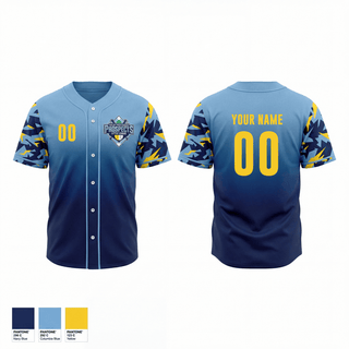 Full Button Baseball Jersey, Valley Providence Little League, Baseball, Teamtime, Team time, sublimation, custom sports apparel, team uniforms, spirit wear, spiritwear, sports uniforms, custom shirts, team store, custom team store, fundraiser sports, apparel fundraiser