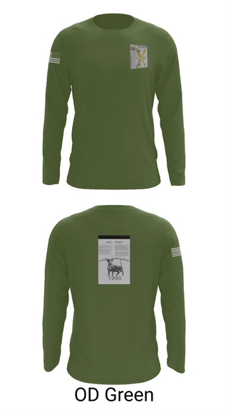Long Sleeve Performance Shirt, 2nd Armored Cavalry Regiment, , Teamtime, Team time, sublimation, custom sports apparel, team uniforms, spirit wear, spiritwear, sports uniforms, custom shirts, team store, custom team store, fundraiser sports, apparel fundraiser