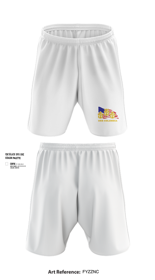 Athletic Shorts With Pockets, USS Columbia, , Teamtime, Team time, sublimation, custom sports apparel, team uniforms, spirit wear, spiritwear, sports uniforms, custom shirts, team store, custom team store, fundraiser sports, apparel fundraiser