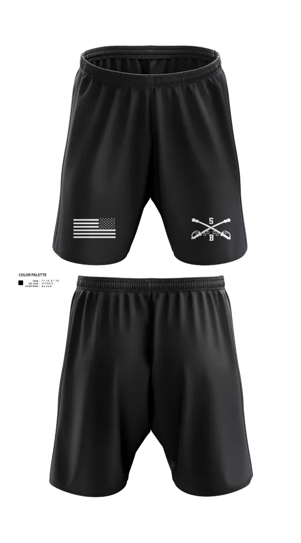 Athletic Shorts With Pockets, 1st Platoon / B CO / 2-5 CAV, Army, Teamtime, Team time, sublimation, custom sports apparel, team uniforms, spirit wear, spiritwear, sports uniforms, custom shirts, team store, custom team store, fundraiser sports, apparel fundraiser