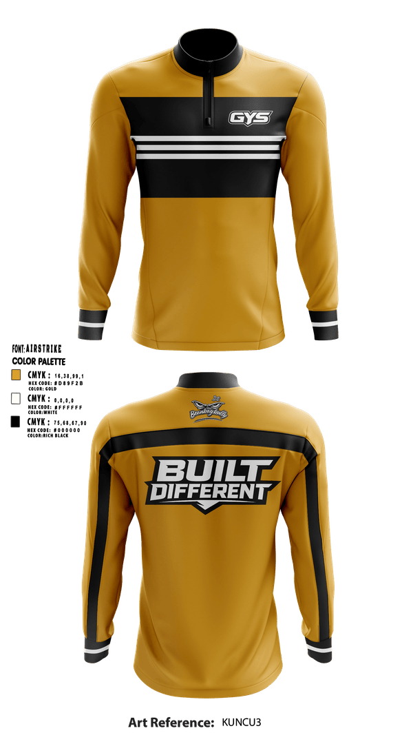 Quarter Zip Jacket, GYS, Spirit Store, Teamtime, Team time, sublimation, custom sports apparel, team uniforms, spirit wear, spiritwear, sports uniforms, custom shirts, team store, custom team store, fundraiser sports, apparel fundraiser