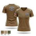 1-505th PIR 82nd airborne 43718914 Women's Short Sleeve V-neck Shirt - 1