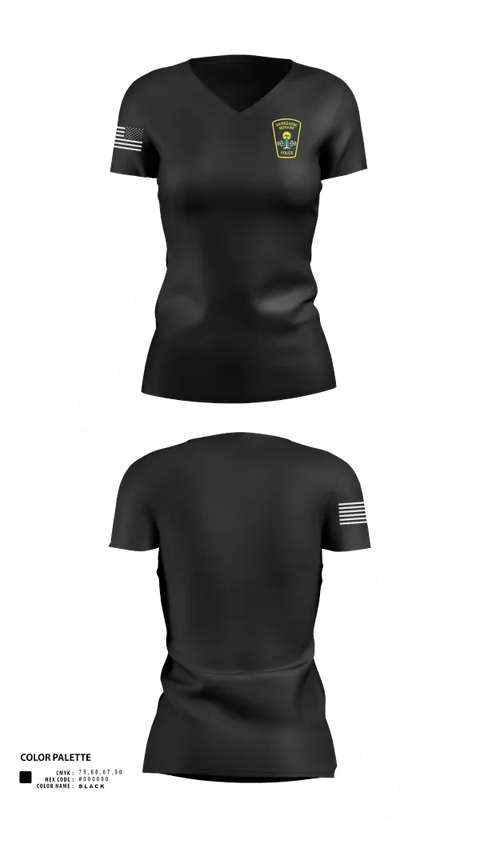 Womens Short Sleeve Vneck Shirt, S.A.V.E., Police, Teamtime, Team time, sublimation, custom sports apparel, team uniforms, spirit wear, spiritwear, sports uniforms, custom shirts, team store, custom team store, fundraiser sports, apparel fundraiser