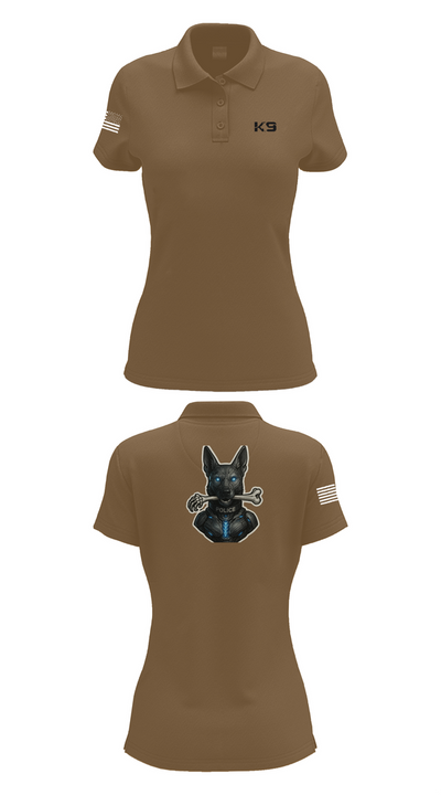 Willoughby K9 40647352 Women's Short Sleeve Performance Polo  - 14