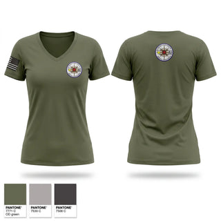 Womens Short Sleeve Vneck Shirt, Lincoln County Special Operations, Police, Teamtime, Team time, sublimation, custom sports apparel, team uniforms, spirit wear, spiritwear, sports uniforms, custom shirts, team store, custom team store, fundraiser sports, apparel fundraiser