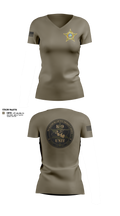 Mecklenburg County Sheriff’s Office K9 57498378 Women's Short Sleeve V-neck Shirt - 11