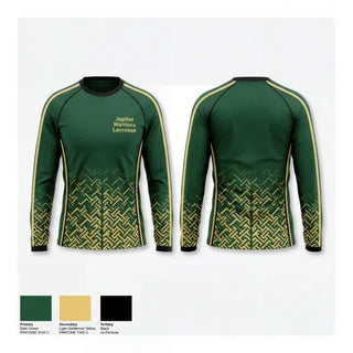 Long Sleeve Performance Shirt, Jupiter Warriors Lacrosse, Women's Lacrosse, Teamtime, Team time, sublimation, custom sports apparel, team uniforms, spirit wear, spiritwear, sports uniforms, custom shirts, team store, custom team store, fundraiser sports, apparel fundraiser