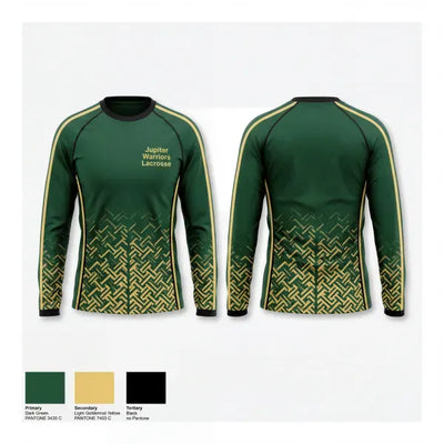 Jupiter Warriors Lacrosse 68726936 Long Sleeve Performance Shirt 1