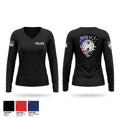 Laurens Police Women's Long Sleeve V-neck Shirt - 1