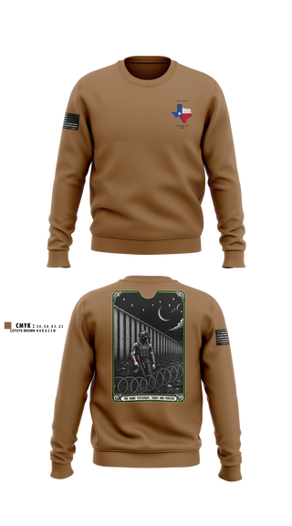 Crew Neck Sweatshirt, Stallions, Army, Teamtime, Team time, sublimation, custom sports apparel, team uniforms, spirit wear, spiritwear, sports uniforms, custom shirts, team store, custom team store, fundraiser sports, apparel fundraiser