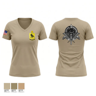 Womens Short Sleeve Vneck Shirt, Third battalion eighth regiment, Army, Teamtime, Team time, sublimation, custom sports apparel, team uniforms, spirit wear, spiritwear, sports uniforms, custom shirts, team store, custom team store, fundraiser sports, apparel fundraiser