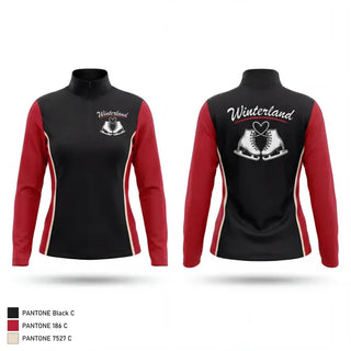 Quarter Zip Jacket, Winterland Kiss and Cry Crew, Ice Hockey, Teamtime, Team time, sublimation, custom sports apparel, team uniforms, spirit wear, spiritwear, sports uniforms, custom shirts, team store, custom team store, fundraiser sports, apparel fundraiser
