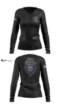 Jeannette PD Women's Long Sleeve V-neck Shirt - 5