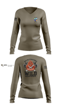 N.Bryan 87506292 Women's Long Sleeve V-neck Shirt - 3