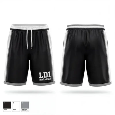 LD1 Basketball 3642580 Mens Reversible Basketball Shorts - 1