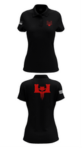 B co 334th BEB 63432042 Women's Short Sleeve Performance Polo  - 35