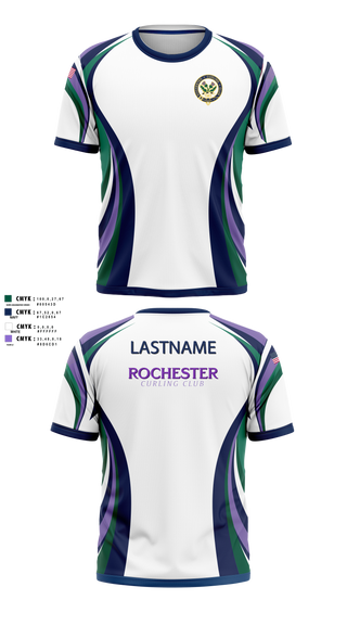 Old School Cotton Shirt, Rochester Curling Club, Spirit Store, Teamtime, Team time, sublimation, custom sports apparel, team uniforms, spirit wear, spiritwear, sports uniforms, custom shirts, team store, custom team store, fundraiser sports, apparel fundraiser