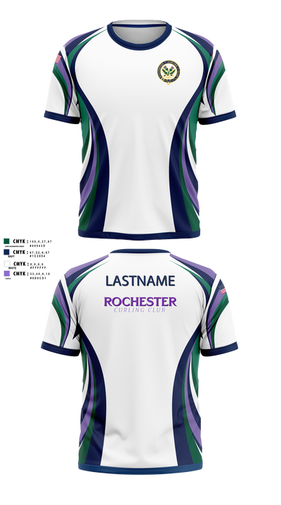 Rochester Curling Club Old School Cotton Shirt - 102