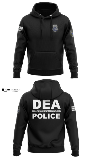 Hoodie, DEA DC 45, Police, Teamtime, Team time, sublimation, custom sports apparel, team uniforms, spirit wear, spiritwear, sports uniforms, custom shirts, team store, custom team store, fundraiser sports, apparel fundraiser