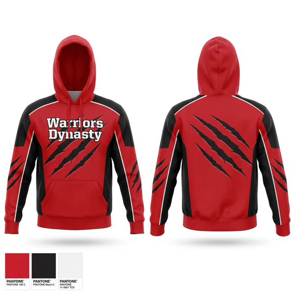 Hoodie, Warriors Dynasty, , Teamtime, Team time, sublimation, custom sports apparel, team uniforms, spirit wear, spiritwear, sports uniforms, custom shirts, team store, custom team store, fundraiser sports, apparel fundraiser