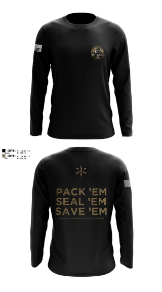 Long Sleeve Performance Shirt, LMPD HSO TRT, Police, Teamtime, Team time, sublimation, custom sports apparel, team uniforms, spirit wear, spiritwear, sports uniforms, custom shirts, team store, custom team store, fundraiser sports, apparel fundraiser