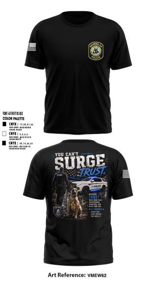 Soft Poly Tee Cotton Like Feel, South Carolina Police K9 Association, Police, Teamtime, Team time, sublimation, custom sports apparel, team uniforms, spirit wear, spiritwear, sports uniforms, custom shirts, team store, custom team store, fundraiser sports, apparel fundraiser
