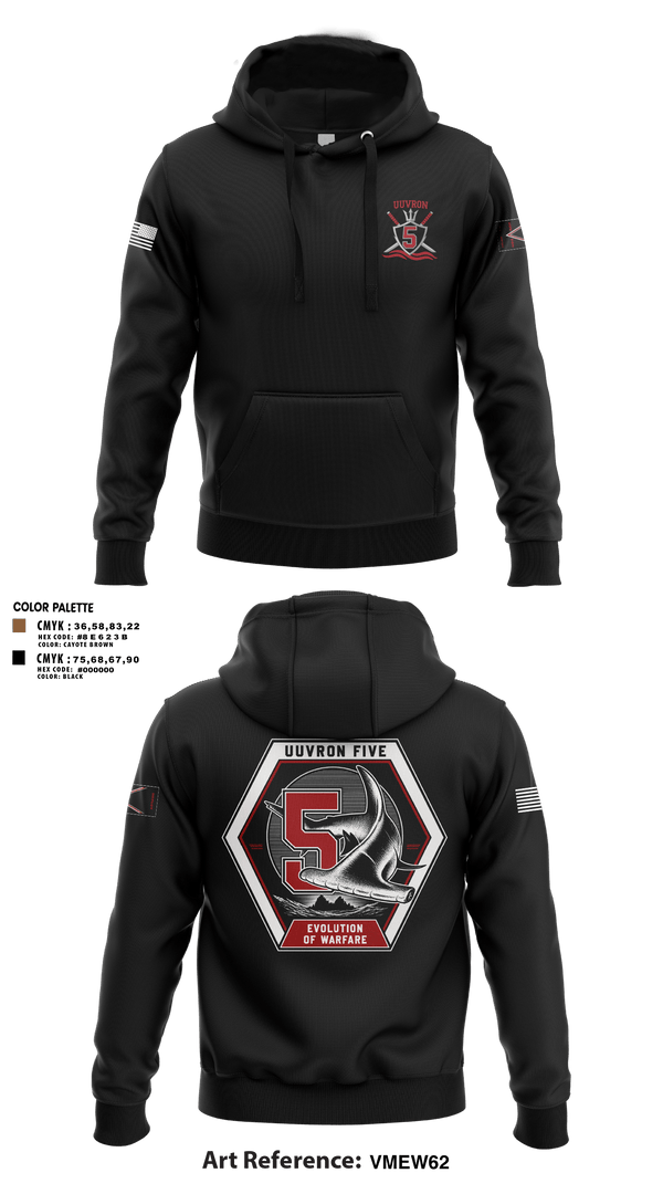 Hoodie, UUVRON 5, Navy, Teamtime, Team time, sublimation, custom sports apparel, team uniforms, spirit wear, spiritwear, sports uniforms, custom shirts, team store, custom team store, fundraiser sports, apparel fundraiser