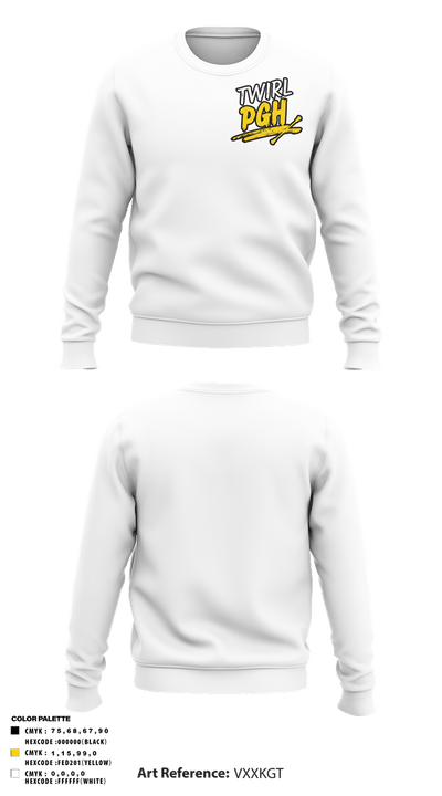 Twirl PGH 8143457 Crew Neck Sweatshirt - 5