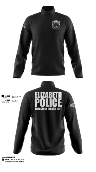 Fleece Jacket, Emergency Service Unit, Police, Teamtime, Team time, sublimation, custom sports apparel, team uniforms, spirit wear, spiritwear, sports uniforms, custom shirts, team store, custom team store, fundraiser sports, apparel fundraiser