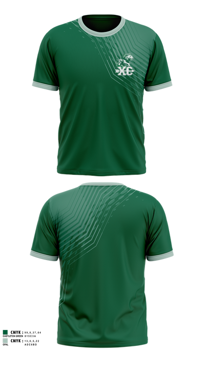 LHS Cross Country 83562854 Short Sleeve Performance Shirt - 102