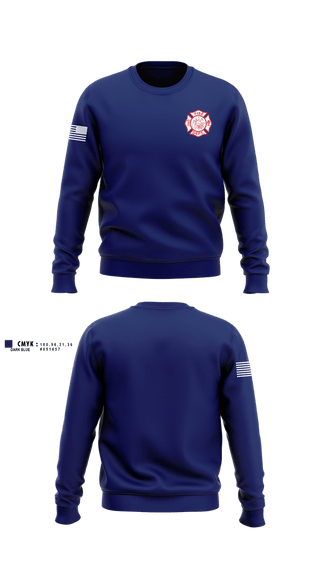 Crew Neck Sweatshirt, Buna volunteered fire, , Teamtime, Team time, sublimation, custom sports apparel, team uniforms, spirit wear, spiritwear, sports uniforms, custom shirts, team store, custom team store, fundraiser sports, apparel fundraiser