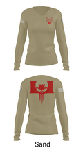 B co 334th BEB 63432042 Women's Long Sleeve V-neck Shirt - 97