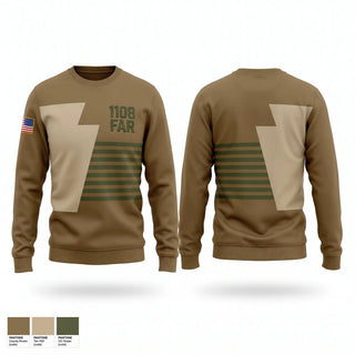 Crew Neck Sweatshirt, 1-108 FAR, National Guard, Teamtime, Team time, sublimation, custom sports apparel, team uniforms, spirit wear, spiritwear, sports uniforms, custom shirts, team store, custom team store, fundraiser sports, apparel fundraiser