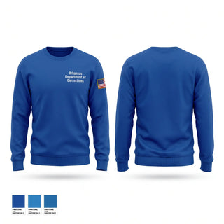 Crew Neck Sweatshirt, Arkansas Department of Corrections, Police, Teamtime, Team time, sublimation, custom sports apparel, team uniforms, spirit wear, spiritwear, sports uniforms, custom shirts, team store, custom team store, fundraiser sports, apparel fundraiser