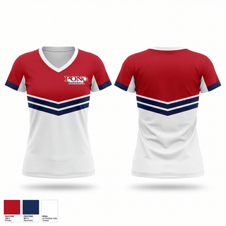 Womens Short Sleeve Vneck Shirt, Pono Baseball, Baseball, Teamtime, Team time, sublimation, custom sports apparel, team uniforms, spirit wear, spiritwear, sports uniforms, custom shirts, team store, custom team store, fundraiser sports, apparel fundraiser