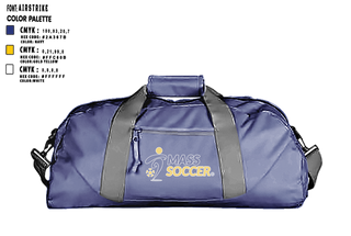 Duffle Bag, Mass Soccer, Men's Soccer, Teamtime, Team time, sublimation, custom sports apparel, team uniforms, spirit wear, spiritwear, sports uniforms, custom shirts, team store, custom team store, fundraiser sports, apparel fundraiser