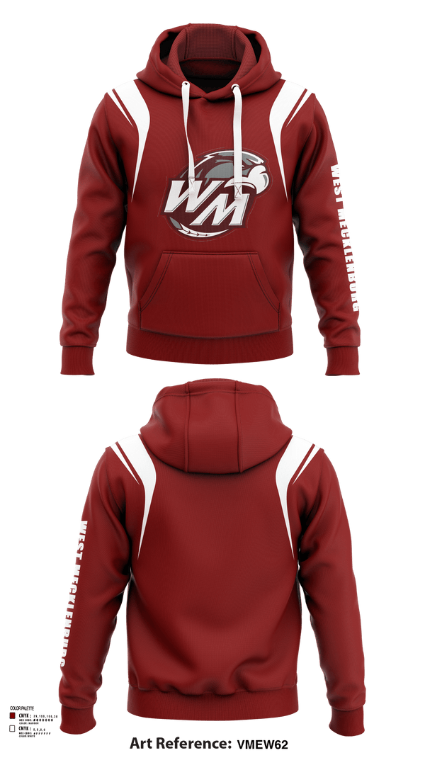 Hoodie, West Mecklenburg High School Volleyball, Women's Volleyball, Teamtime, Team time, sublimation, custom sports apparel, team uniforms, spirit wear, spiritwear, sports uniforms, custom shirts, team store, custom team store, fundraiser sports, apparel fundraiser